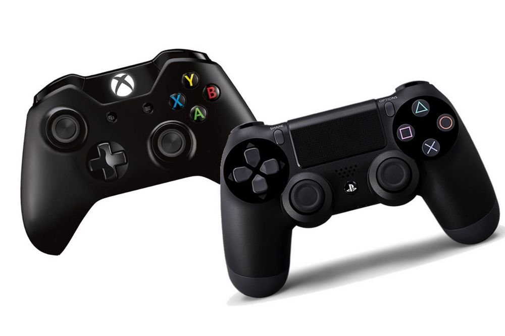 xbox-one-vs-ps4-пульт-игровой-консоли-000898