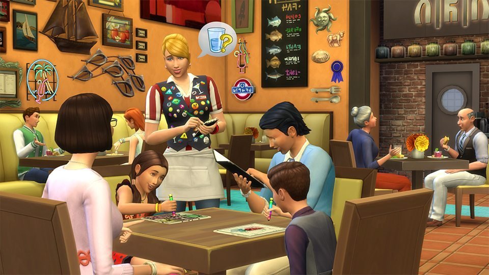 The Sims 4 В ресторане