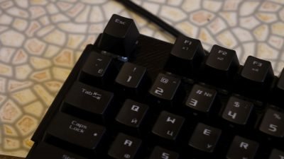 ASUS ROG Claymore Core кнопки