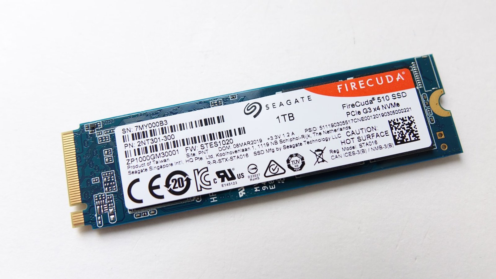 Seagate FireCuda 510 маркировка