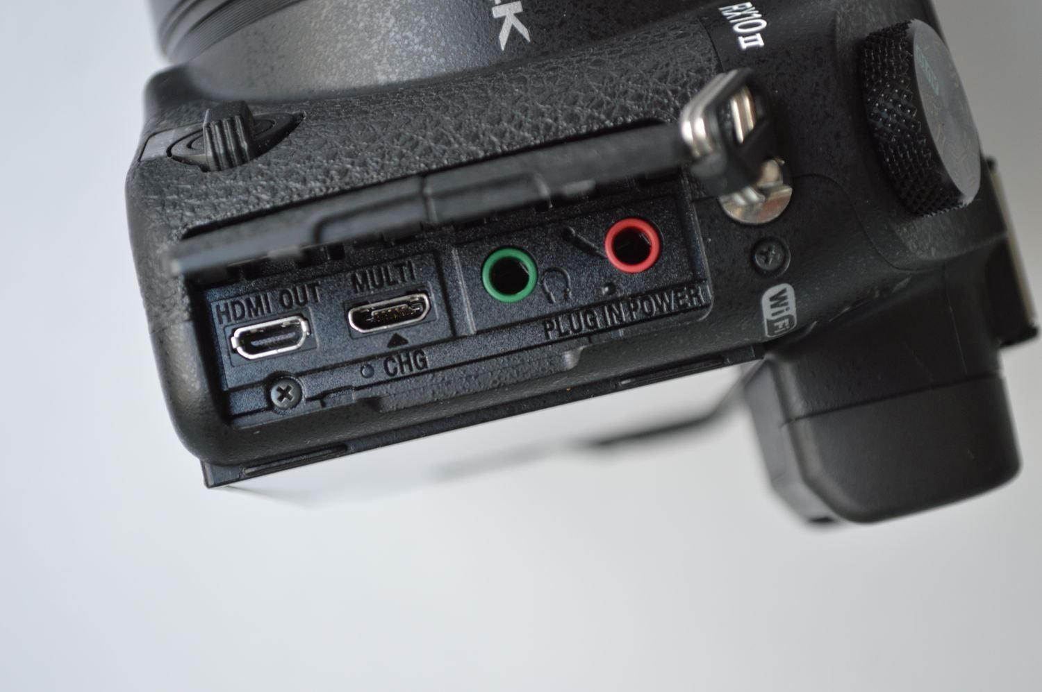 Sony RX10 II разъемы
