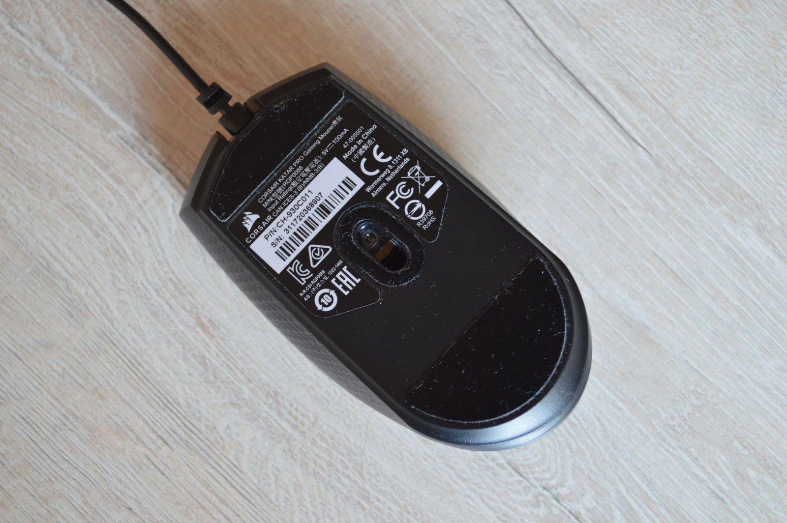 Corsair Katar Pro оптический сенсор