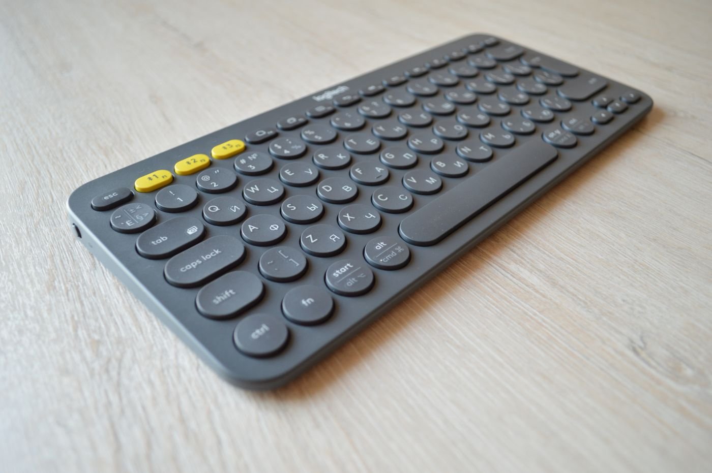 высота Logitech K380 Slim Multi-Device