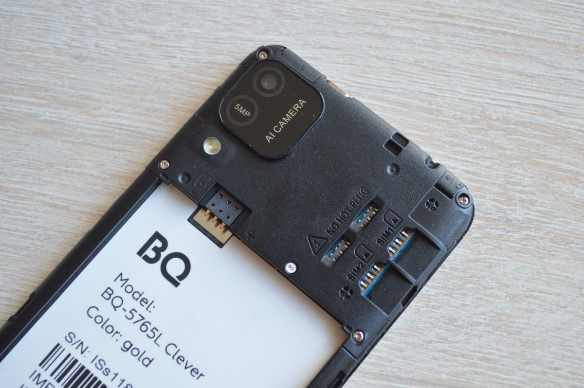 разъемы BQ 5765L Clever
