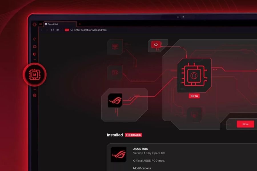 opera gx rog