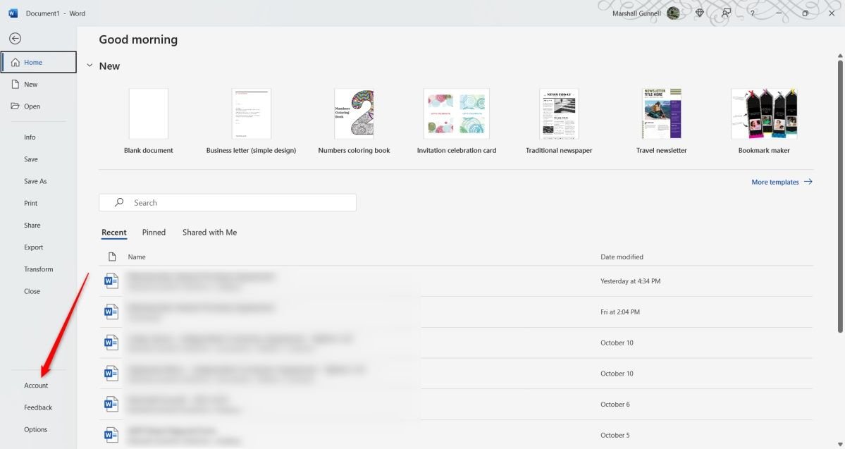 темный режим в Microsoft Office