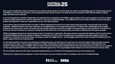 Football Manager 25