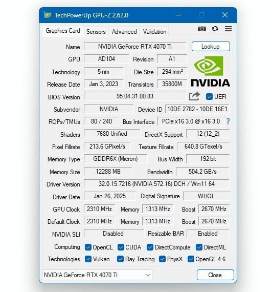 GPU-Z 2.62.0