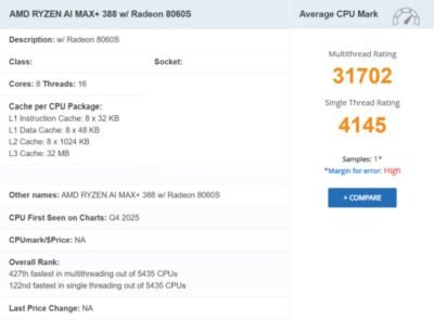 Ryzen AI Max+ 388