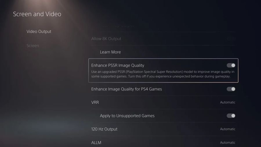 Enhance PSSR Image Quality