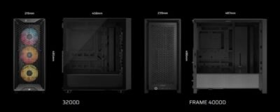 Corsair 3200D и Frame 4000D